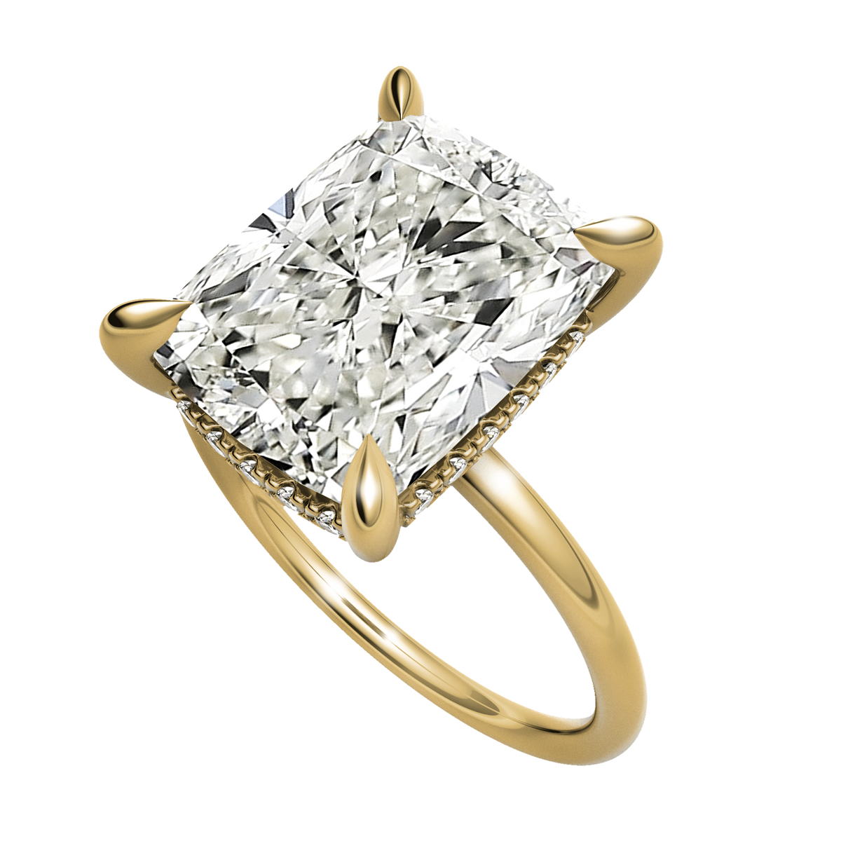 Signature Skinny Solitaire Hidden Halo Ring Artisan signature-skinny-solitaire-hidden-halo-ring-artisan