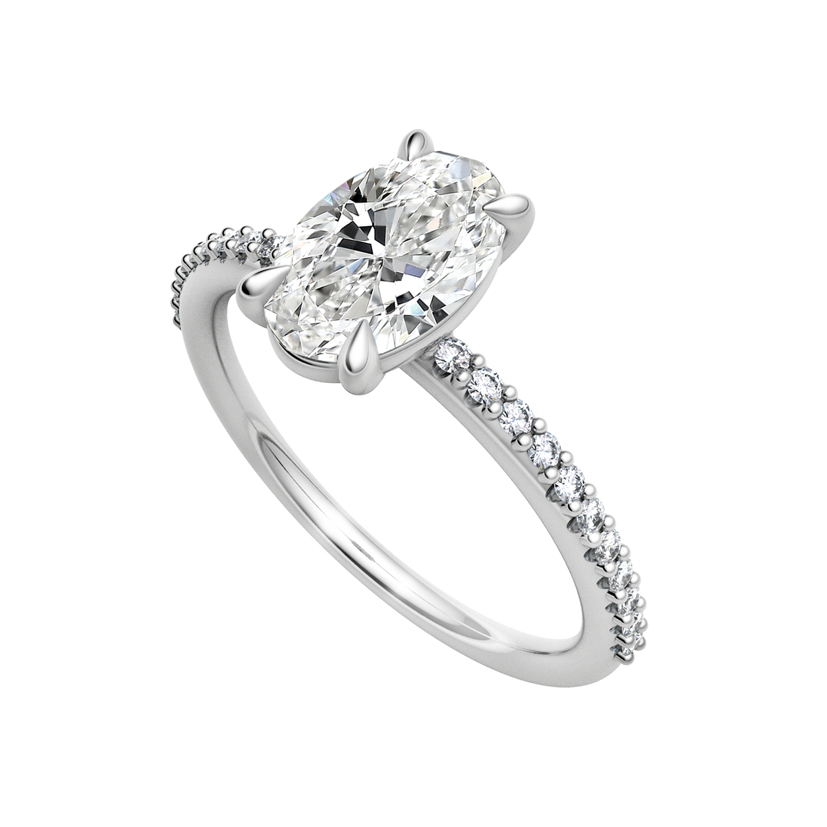 Signature Skinny™ Half Pavé – Ring Artisan